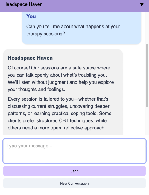 NatterNinja AI assistant answering driving lesson inquiries for potential students