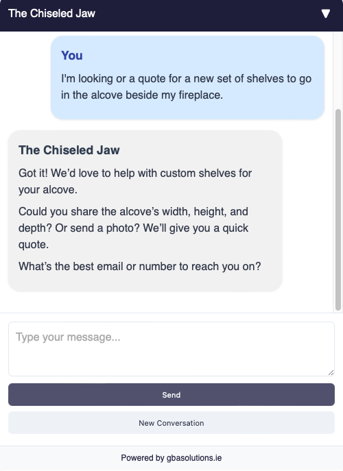 NatterNinja AI assistant interface with customizable settings